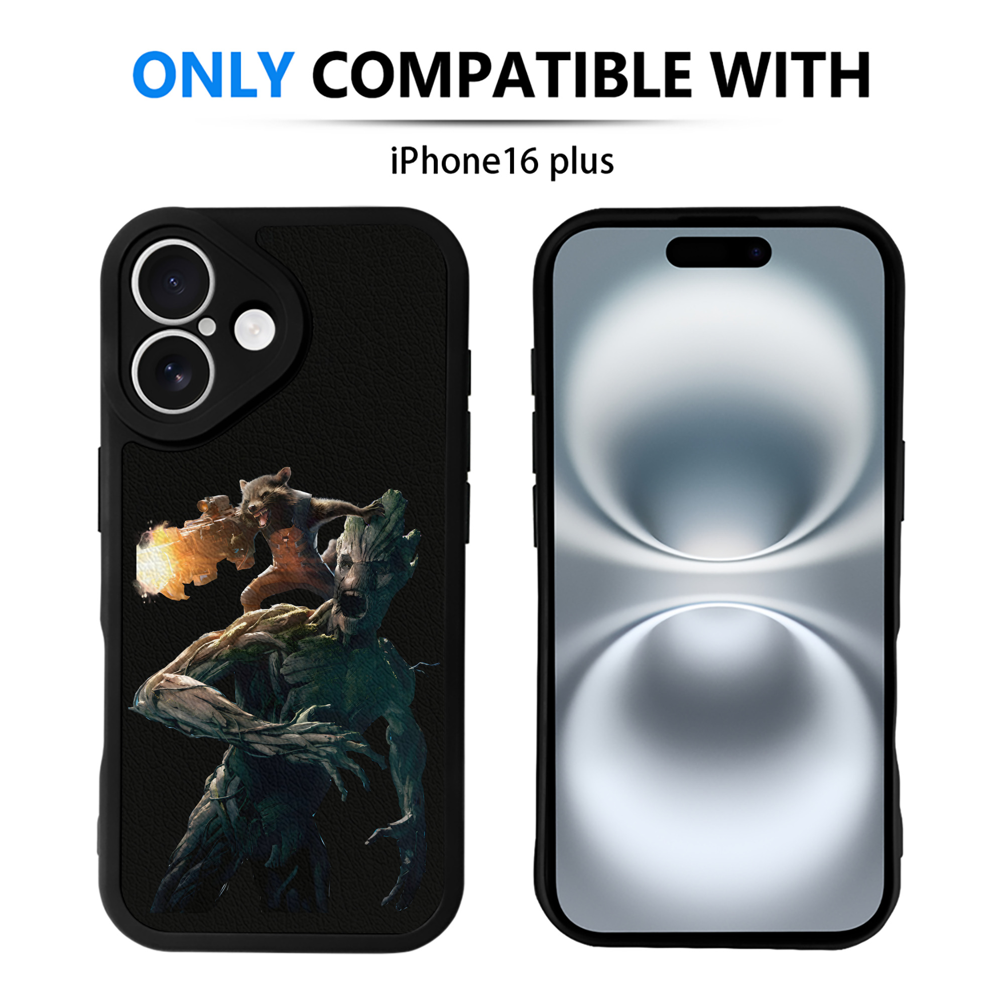 （画像用） アベンジャーズ The Avengers 【iPhone 16シリーズ対応】シリコンスマホケース（レザー調） 材質：シリコン